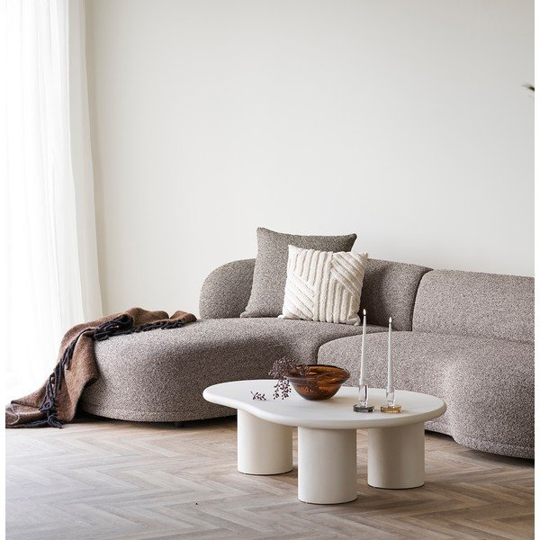 Gaiši pelēks žurnālgaldiņš 80x120 cm Palmera – House Nordic-image-1