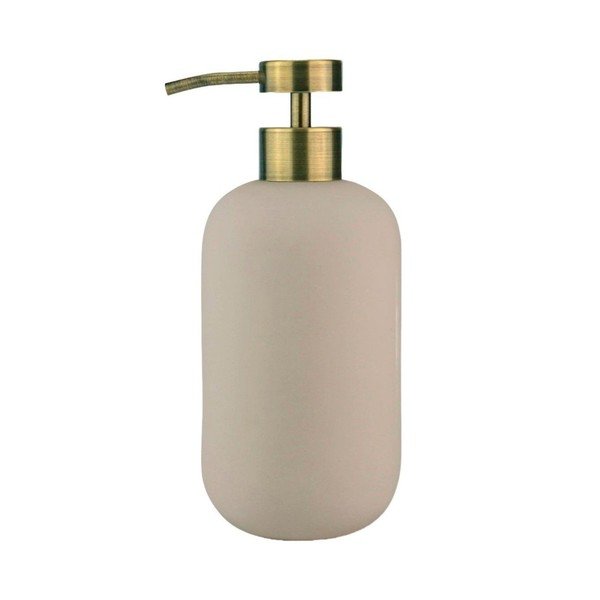 Krēmkrāsas keramikas ziepju dozators 200 ml Lotus – Mette Ditmer Denmark