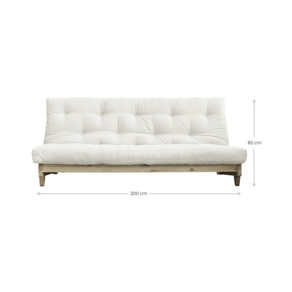 Izvelkamais dīvāns Karup Design Fresh White/Creamy-image-4
