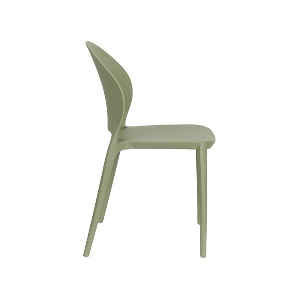 Zaļi plastmasas dārza krēsli (4 gab.) Sjoerd – White Label-image-3