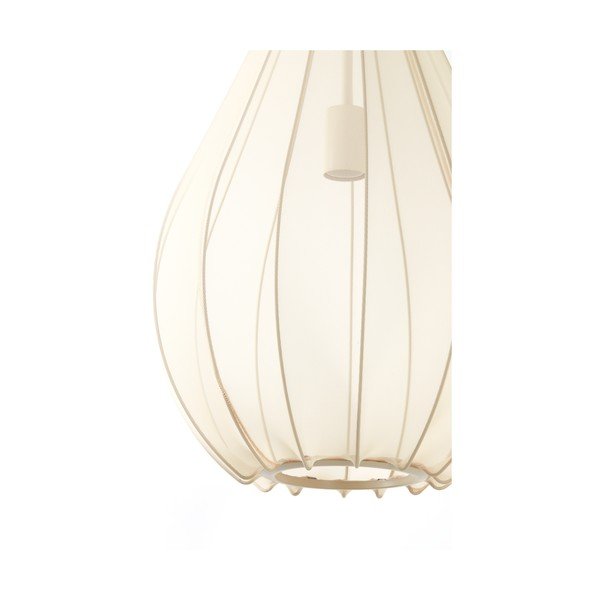 Bēša piekaramā lampa ar auduma abažūru ø 38 cm Itela – Light & Living-image-2