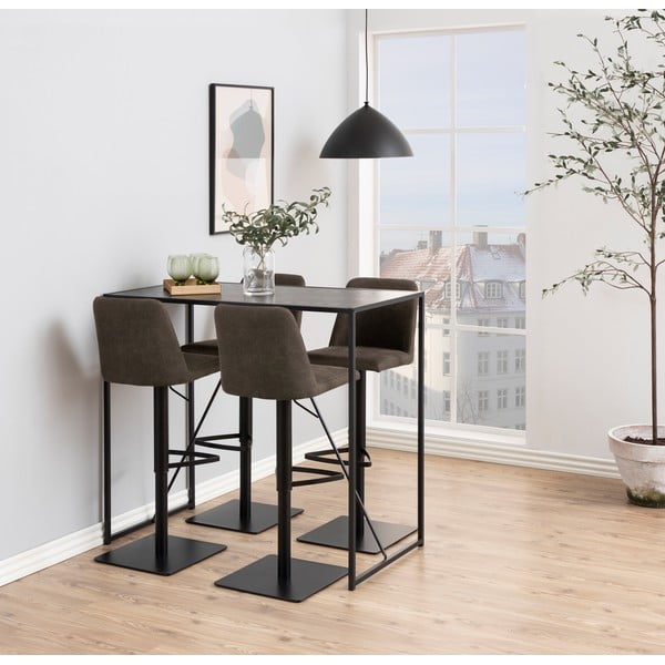 Antracīta pelēks bāra krēsls ar regulējamu augstumu (sēdekļa augstums 78,5 cm) Avanja – Actona-image-1