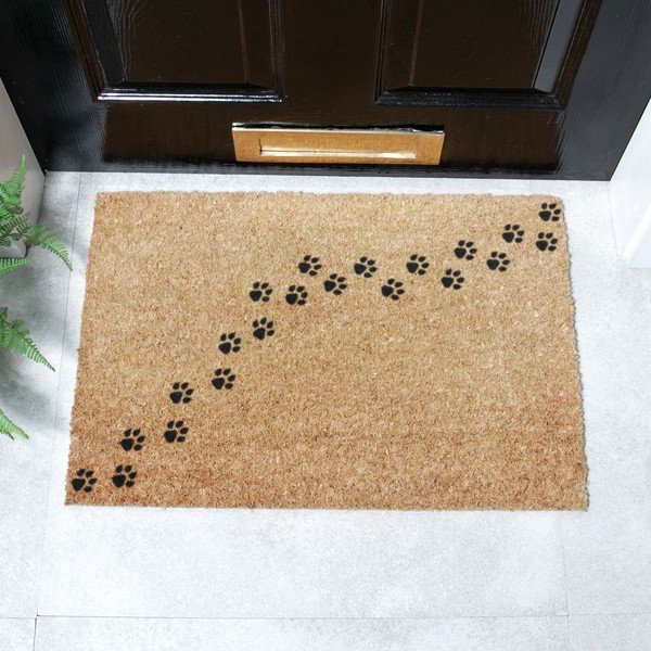 Kokosšķiedras kājslauķis 40x60 cm Paw Prints – Artsy Doormats-image-4