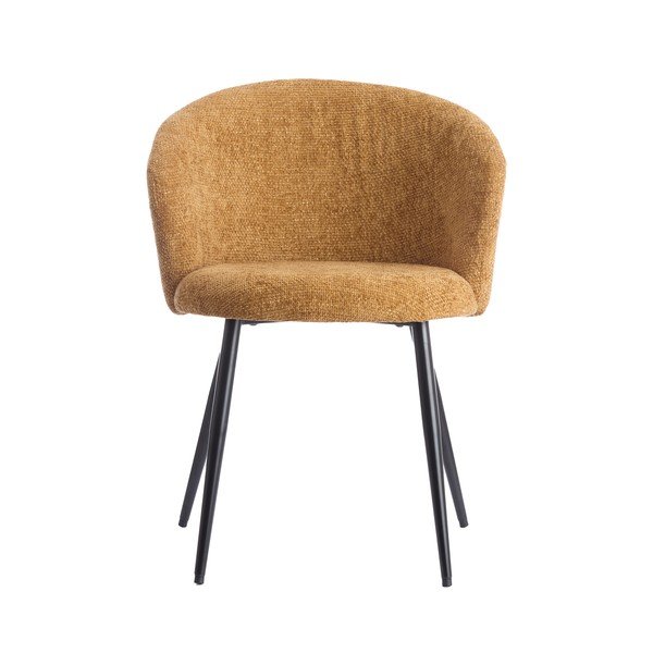 Okera dzelteni metāla ēdamistabas krēsli (2 gab.) Radaja – Light & Living-image-2