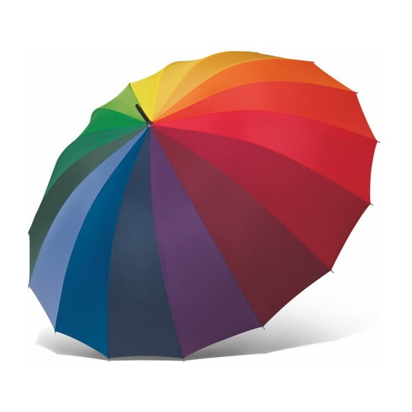 Krāsains Ambiance Rainbow lietussargs, ⌀ 130 cm