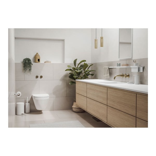 Balts dziļš vannasistabas plaukts Zone Rim, 22 x 11,4 cm-image-1