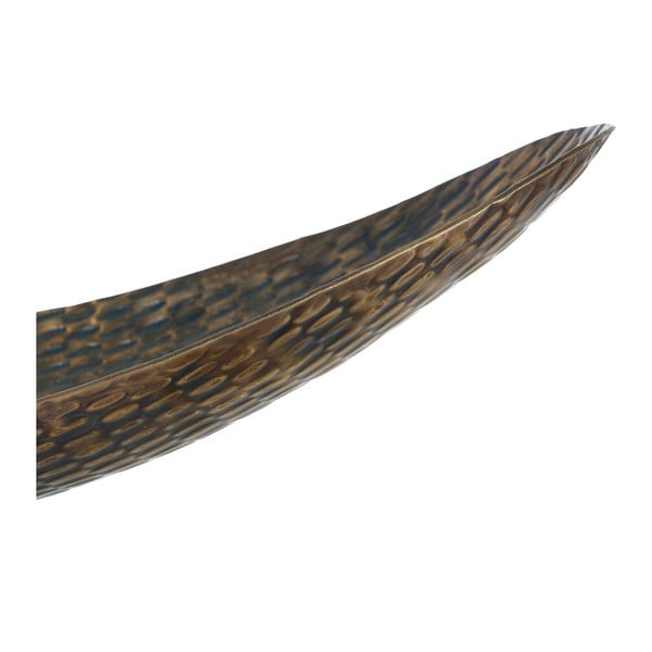 Metāla dekoratīva paplāte 48x16 cm Bronze – Ixia-image-2