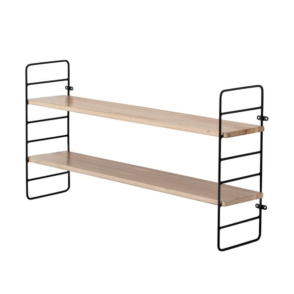 Divstāvu plaukts no paulonijas masīvkoka North – Bloomingville-image-1