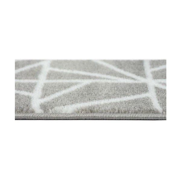 Balti/pelēki kāpņu paklāji (13 gab.) 22x73 cm Striped – Mila Home-image-2