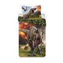 Vienguļamā kokvilnas bērnu gultas veļa 140x200 cm Jurassic World "Volcano" – Jerry Fabrics