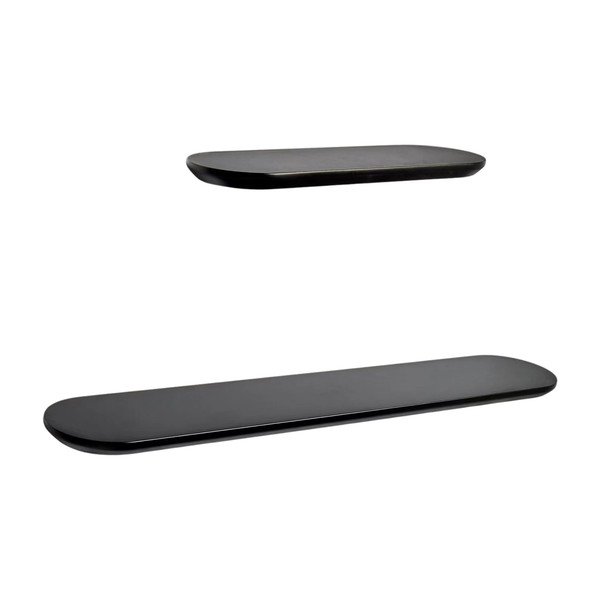 Melni sienas plaukti (2 gab.) 55 cm Arely – Kave Home