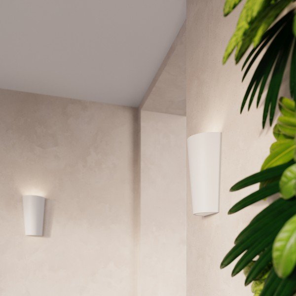 Balta sienas lampa Colbie – Sollux-image-4