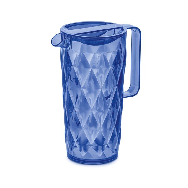 Zils plastmasas krūzes trauks Tantitoni Crystal, 1,6 l