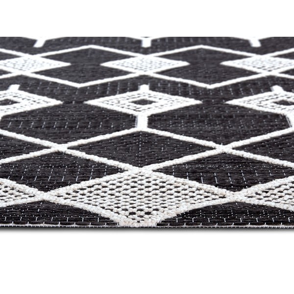 Antracīta pelēks āra paklājs 77x150 cm – Elle Decoration-image-3