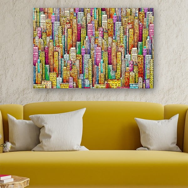 Stikla glezna 70x50 cm City – Wallity-image-1