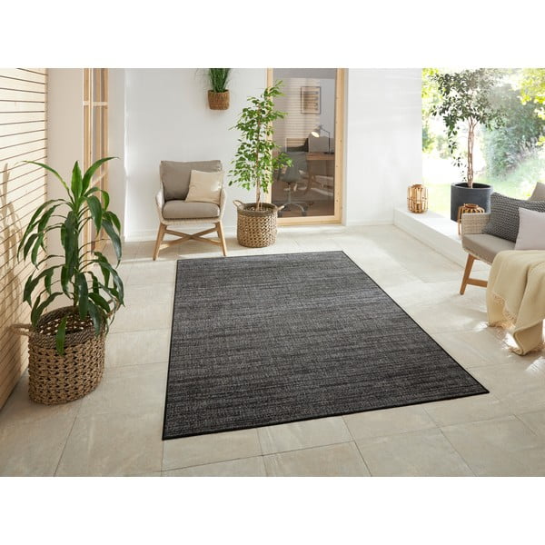 Tumši pelēks āra paklājs 230x160 cm Gemini – Elle Decoration-image-1