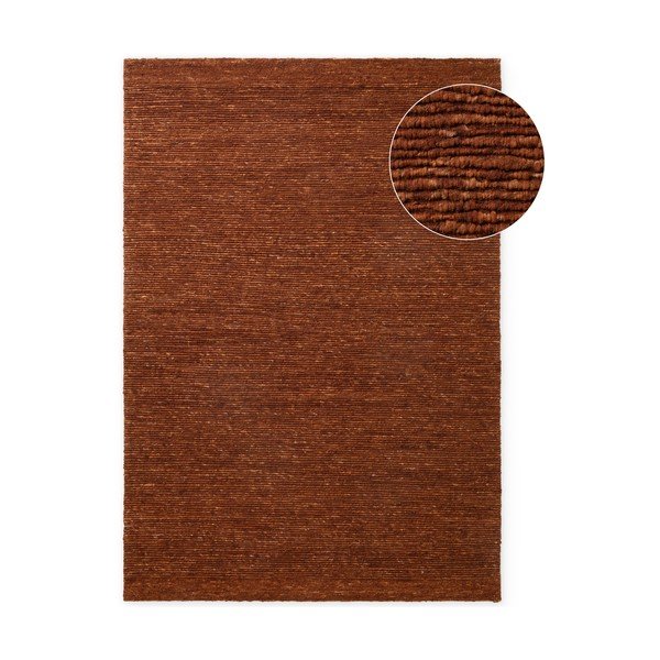 Brūns ar rokām darināts vilnas paklājs 200x290 cm Bexley Woolwich – Ted Baker