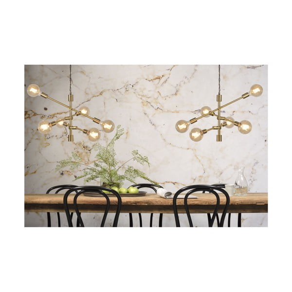 Piekaramā lampa zelta krāsā ar stikla abažūru ø 60 cm Nashville – it's about RoMi-image-4