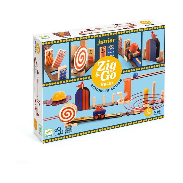 Koka sliežu celiņš 51 gab. Zig & Go Junior – Djeco
