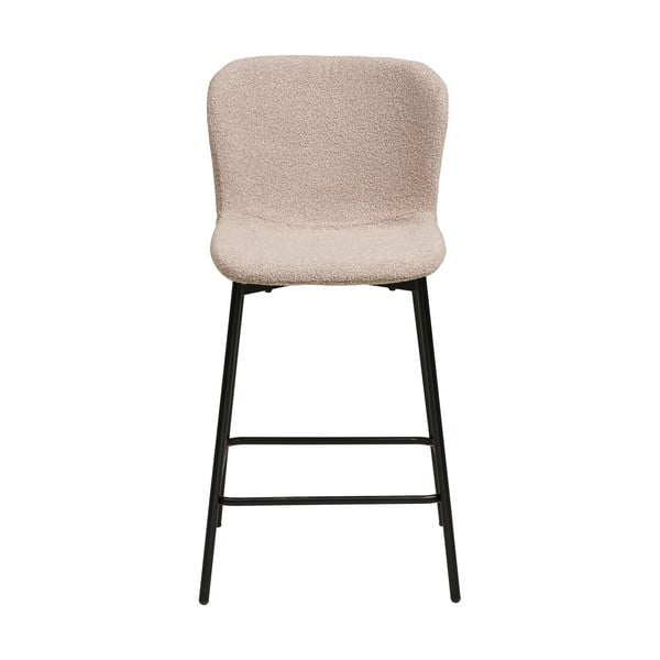 Bēšs polsterēts bāra krēsls (sēdekļa augstums 65 cm) Maceda – House Nordic-image-2