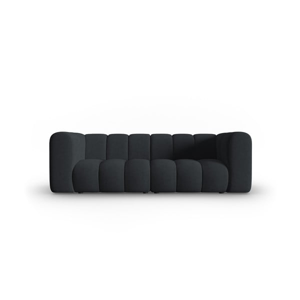 Melns dīvāns 228 cm Lupine – Micadoni Home
