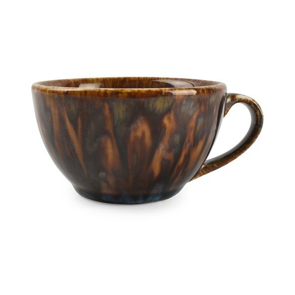Brūna kapučīno porcelāna tasīte 200 ml Resto – BonBistro