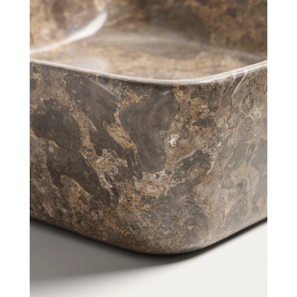 Pelēka akmens izlietne 40x40 cm Darnen – Kave Home-image-3