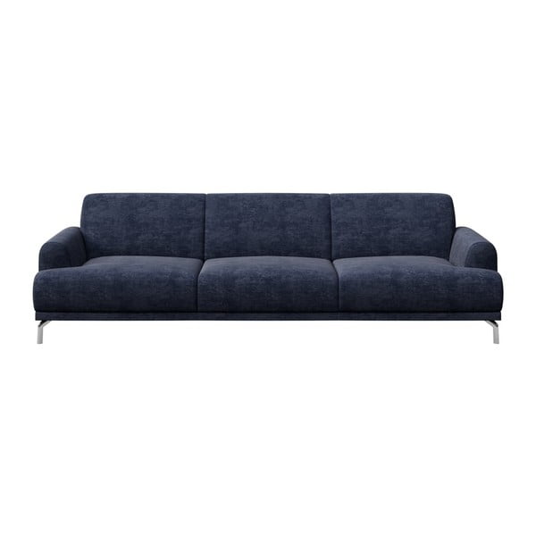 Zils dīvāns MESONICA Puzo, 240 cm