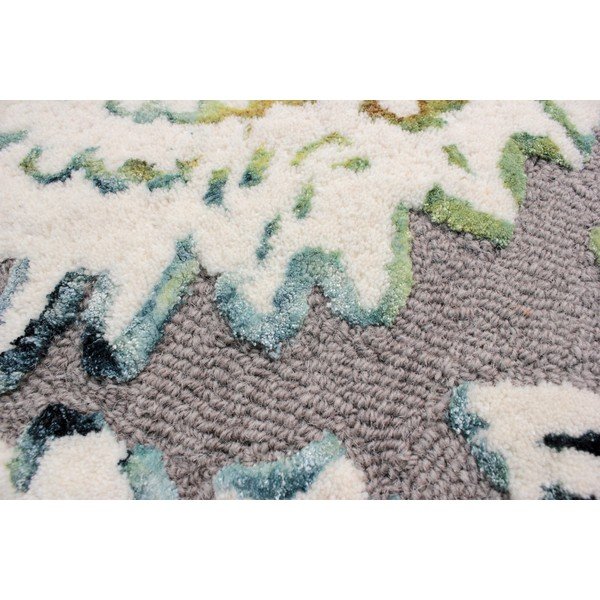 Pelēks ar rokām austs paklājs Flair Rugs Soho Vega, 120 x 170 cm-image-2