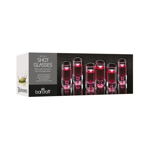 6 pudeļu komplekts Kitchen Craft Bar Craft Glass Shots, 35 ml-image-1