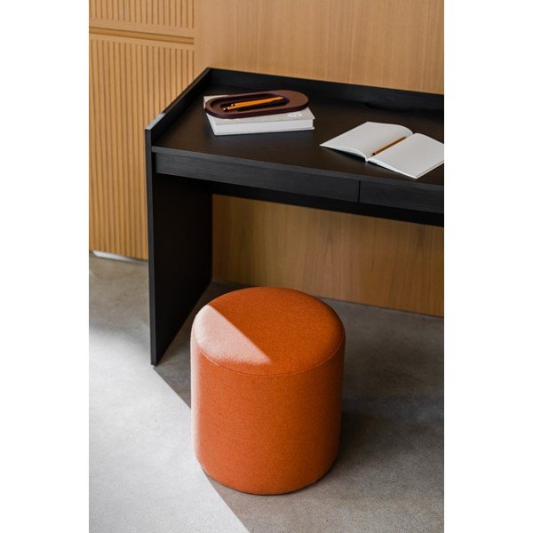 Terakotas oranžs vilnas pufs Folk – noo.ma-image-2