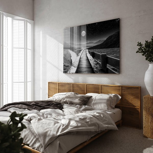 Stikla glezna 120x80 cm Moon path - Styler-image-1