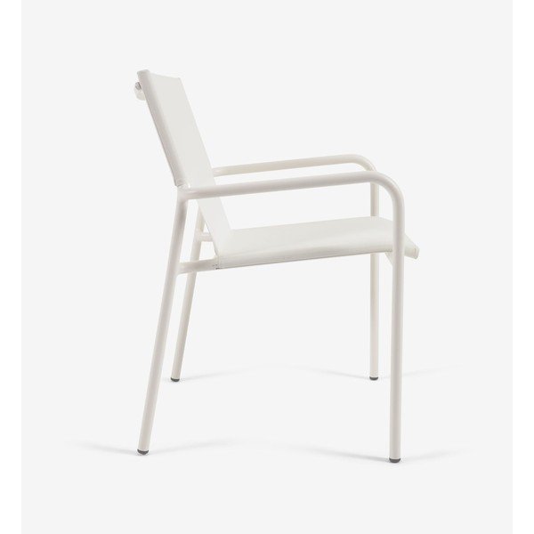 Balts alumīnija dārza krēsls Kave Home Zaltana-image-3