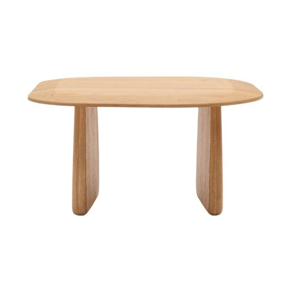 Ozola masīvkoka sānu galdiņš 70x71 cm Pirita – Kave Home-image-3