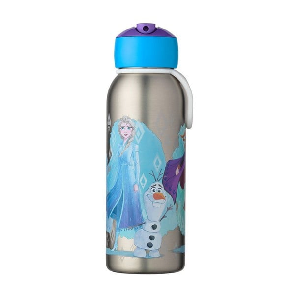 Sudraba krāsas nerūsējošā tērauda pudele bērniem 350 ml Frozen 2 – Mepal