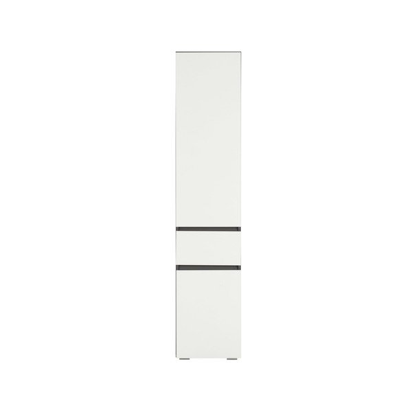Balts augsts/šaurs vannas istabas skapis 38x180 cm Wisla – Støraa