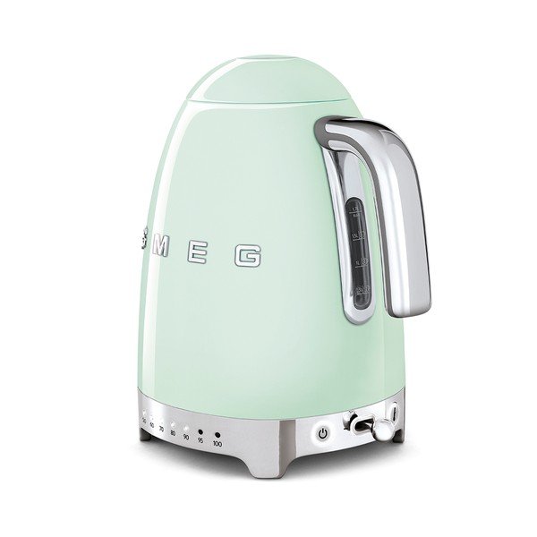 Gaiši zaļa nerūsējošā tērauda elektriskā tējkanna 1,7 l Retro Style – SMEG-image-3