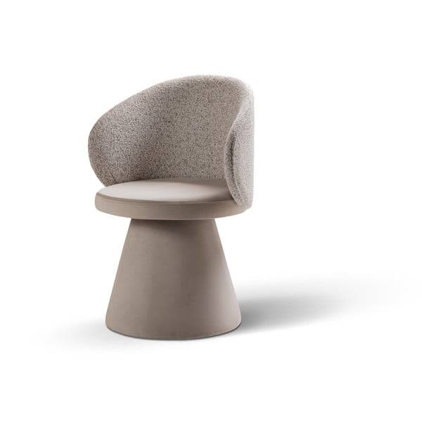 Bēšs samta atpūtas krēsls Inez – Micadoni -image-2