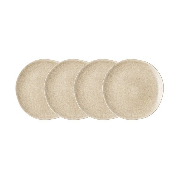 Pelēkbēši akmensmasas šķīvji (4 gab.) ø 21 cm Viola – House Nordic