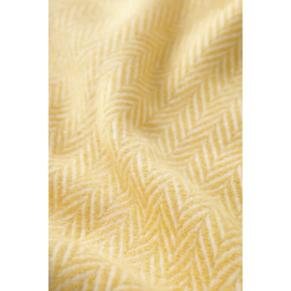 Medus dzeltens pleds ar kokvilnu Euromant Skyline, 140 x 160 cm-image-2