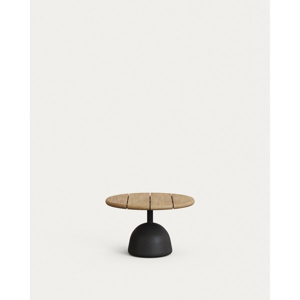Apaļš dārza kafijas galdiņš ar akācijas koka galda virsmu ø 55 cm Saura – Kave Home-image-2