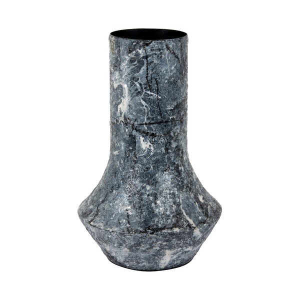 Melna vāze (augstums 31 cm) Mosaic Marble – PT LIVING