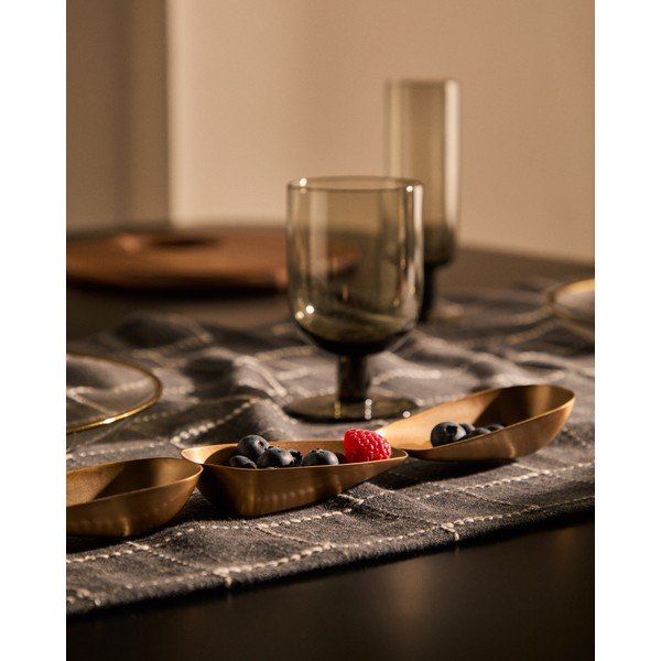 Zelta krāsas nerūsējošā tērauda servēšanas bļodiņa Aruc – Kave Home-image-2