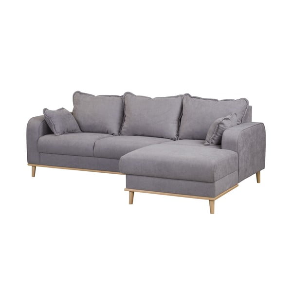 Pelēks stūra dīvāns (labais stūris) Beata – Ropez-image-2