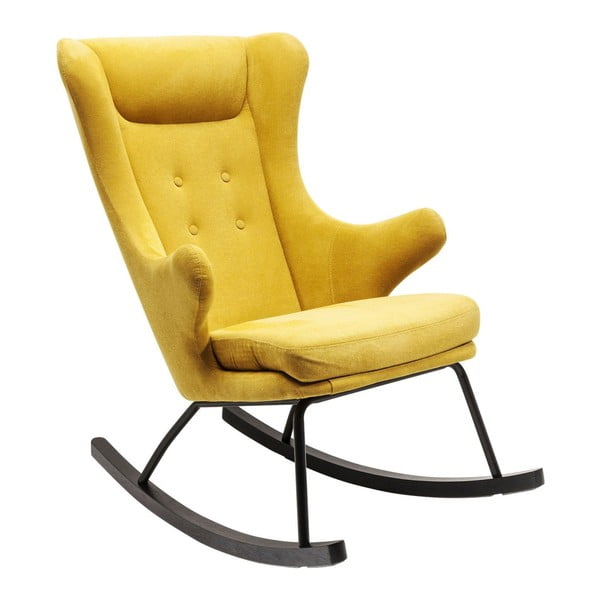 Dzeltens šūpuļkrēsls Kare Design Oslo