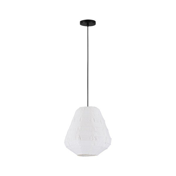 Balta lina piekaramā lampa ø 36 cm Linnet – Nova Luce