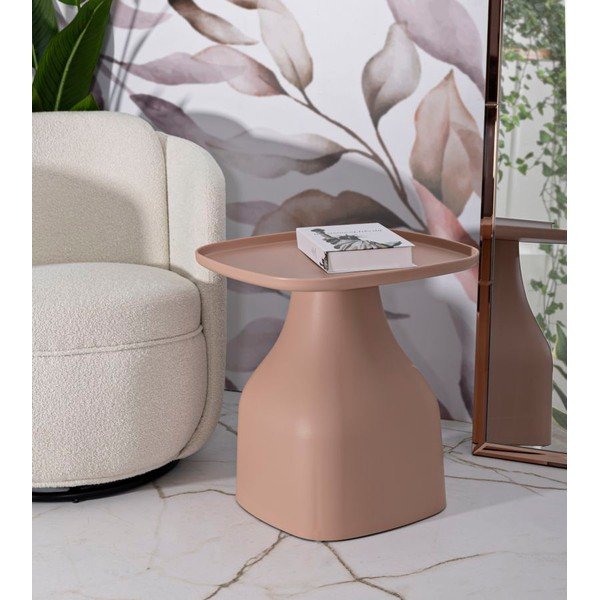 Plastmasas apaļš sānu galdiņš ø 48 cm Gea – Mauro Ferretti-image-1