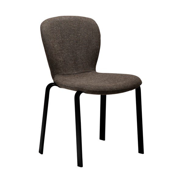 Brūns polsterēts pusdienu krēsls Heap – DAN-FORM Denmark