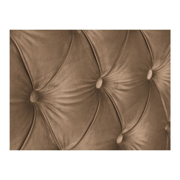 Tumši bēšs gultas galvgalis Mazzini Sofas Cloves, 200 x 120 cm-image-4