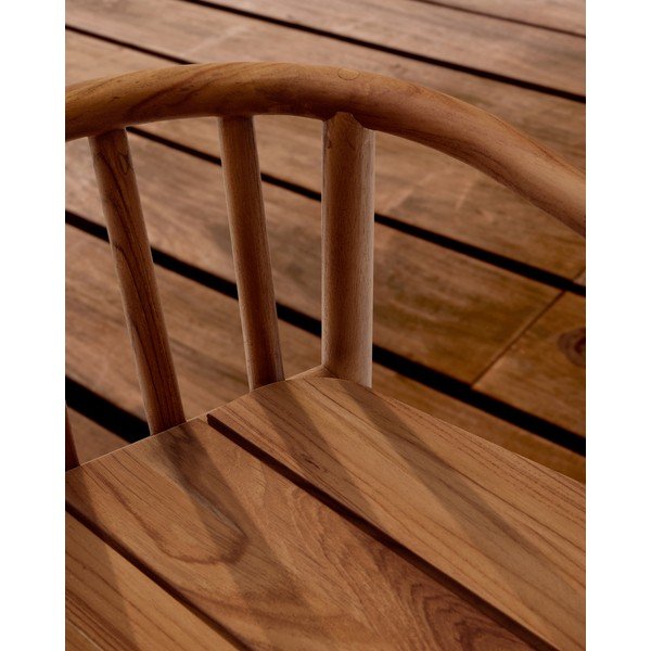 Dabīga toņa masīvkoka dārza bāra krēsls Turqueta – Kave Home-image-3